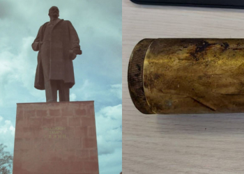 Rusiyada Leninin abidəsində zaman kapsulu tapıldı - Foto