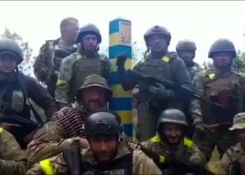 Ukrayna müdafiəçiləri dövlət sərhədinə çatdılar - Video