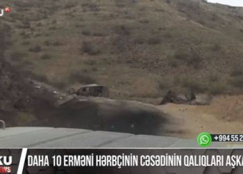 Qarabağda daha 10 erməni hərbçinin cəsədinin qalıqları aşkarlanıb - Video