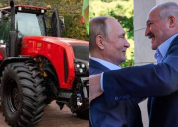 Lukaşenko Putinə ad günü üçün traktor hədiyyə etdi - Foto