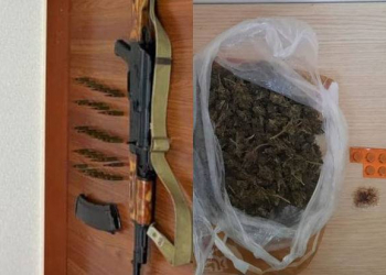 Yevlaxda əməliyyat: Silah-sursat və narkotik aşkarlandı - Foto