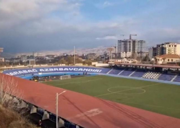 Xankəndi şəhər stadionunun son halı – Video