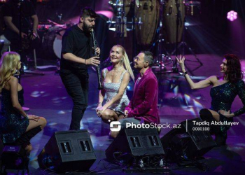 Türkiyənin pop ulduzu Serdar Ortaç Bakıda konsert verdi - Foto,Video