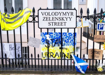 Şotlandiyanın paytaxtında küçələrdən birinə Ukrayna prezidentinin adı verildi - Foto
