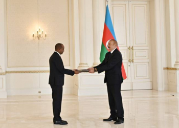 Prezident Ruandanın yeni səfirinin etimadnaməsini qəbul edib