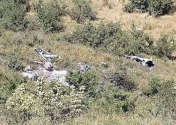 Xocavənddə aşkarlanan Ermənistana məxsus helikopterin qalıqlarının görüntüləri yayılıb - Video