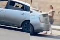 Bakıda qadın sərnişinə zor tətbiq edən “Prius” sürücüsü cəzalandırıldı - Video