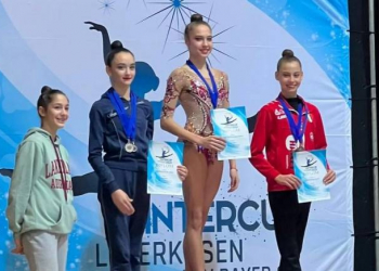 Azərbaycanın bədii gimnastı Almaniyada gümüş medal qazanıb
