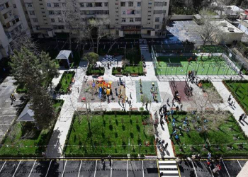 IDEA paytaxtın Sabunçu rayonunda yeni “Bizim həyət”in açılışını edib - Foto